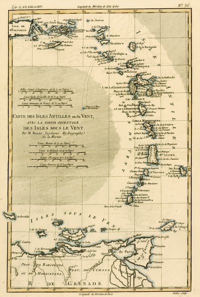 The Lesser Antilles or the Windward Islands, with the Eastern Part of the Leeward Islands, from 
